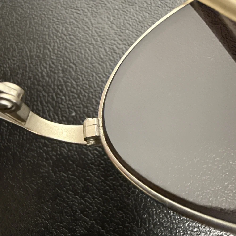 Vtg Sunglasses Silhouette M 6380 /00 V 6050 1980s 48-17 130 Matte Gray Flaws